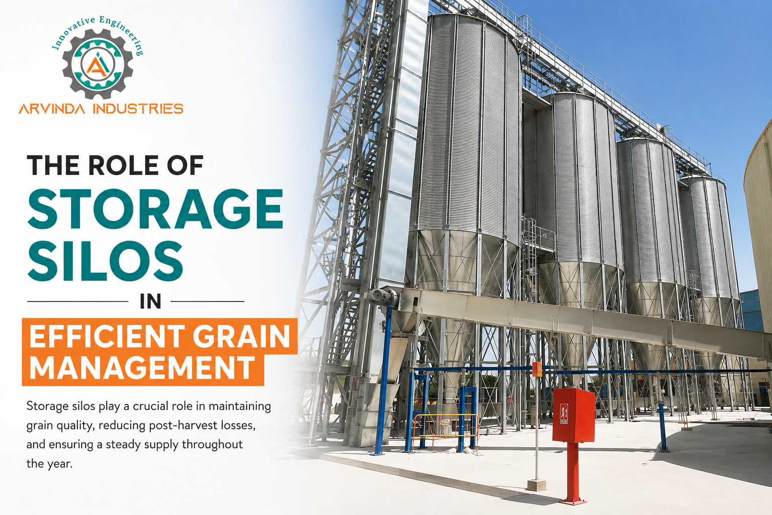 Industrial Storage Silos for Grain Management