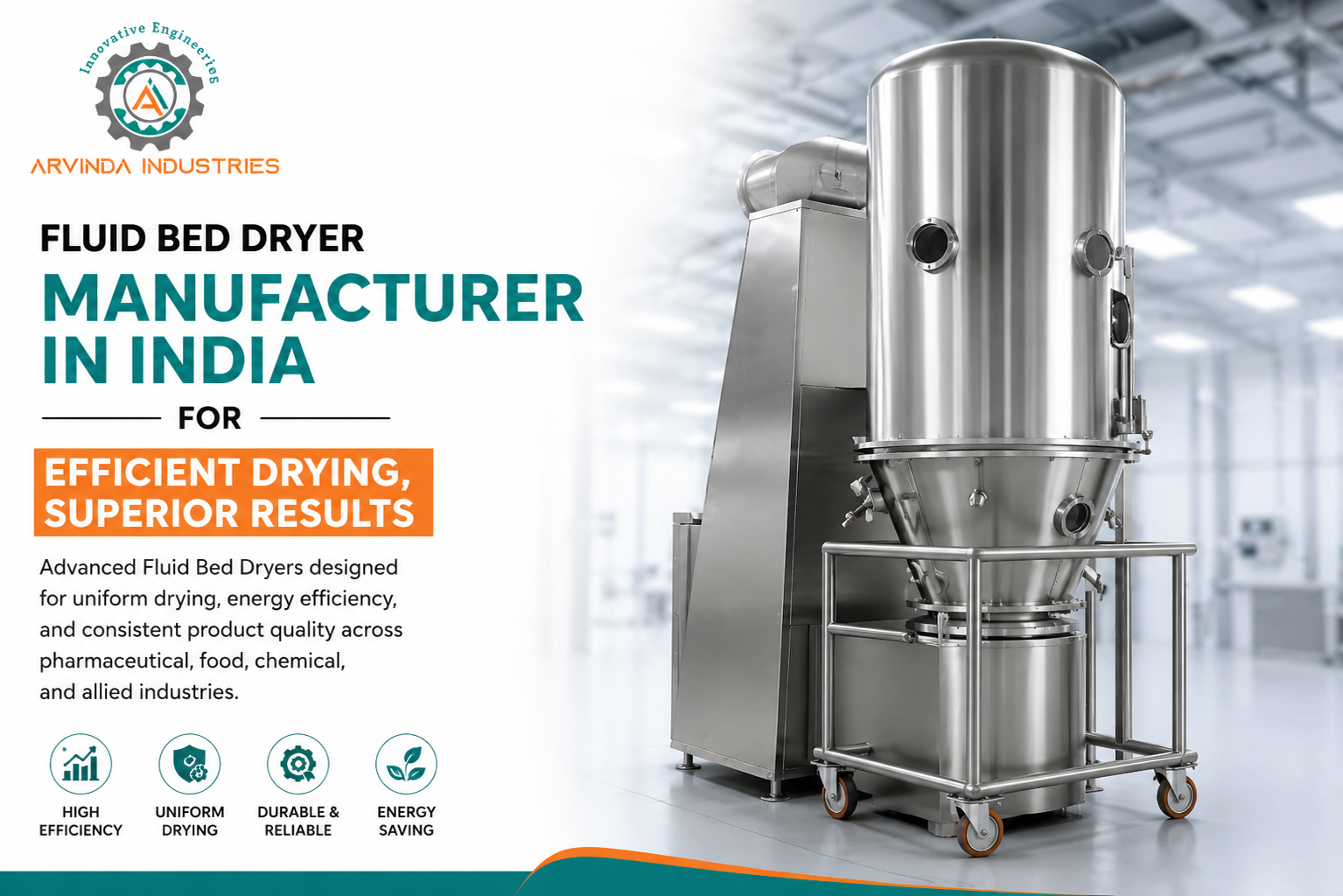 Fluid Bed Dryer Manufacturer in India