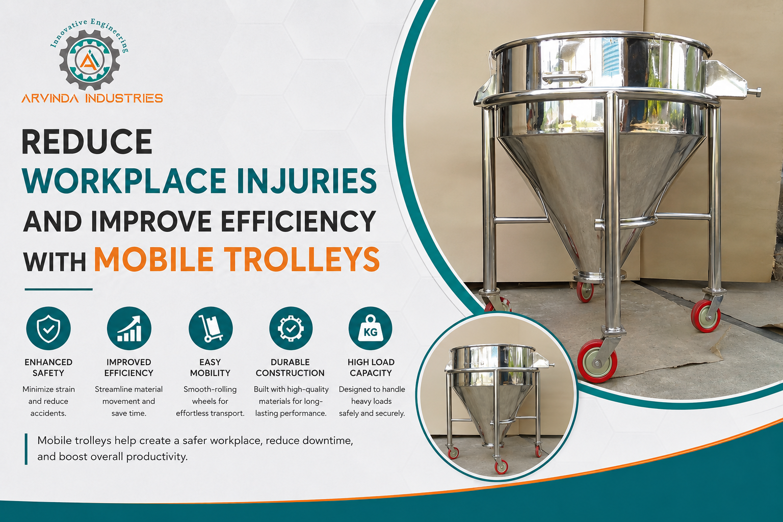 Reduce Workplace Injuries and Improve Efficiency with Mobile Trolleys