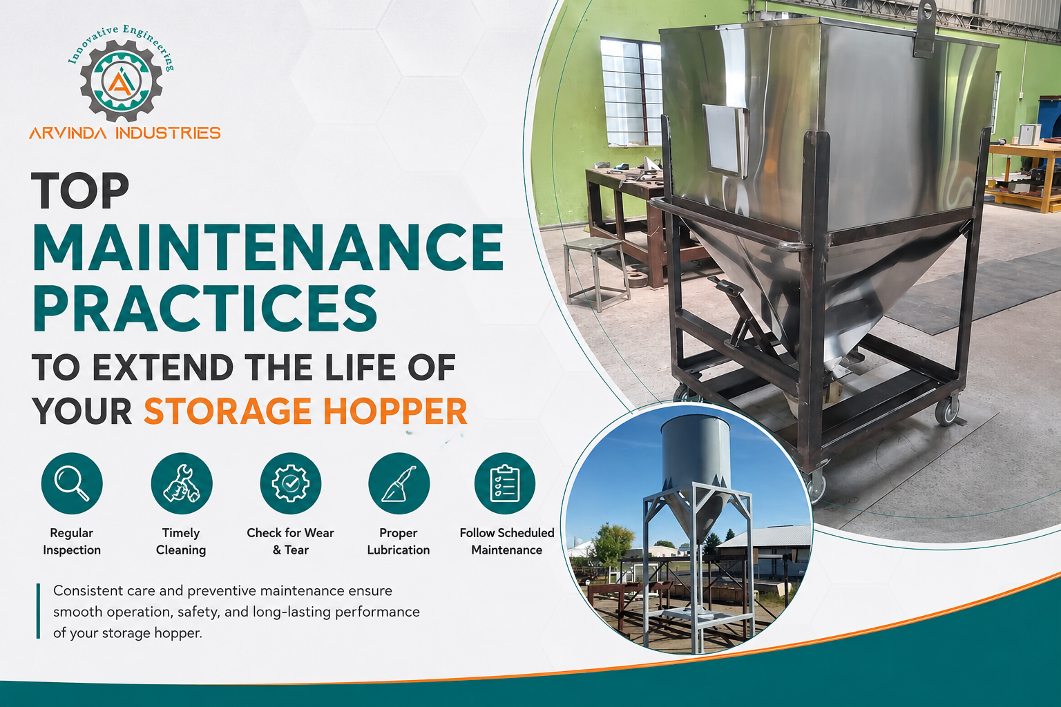 Maintenance Practices to Extend the Life of Your Storage Hopper